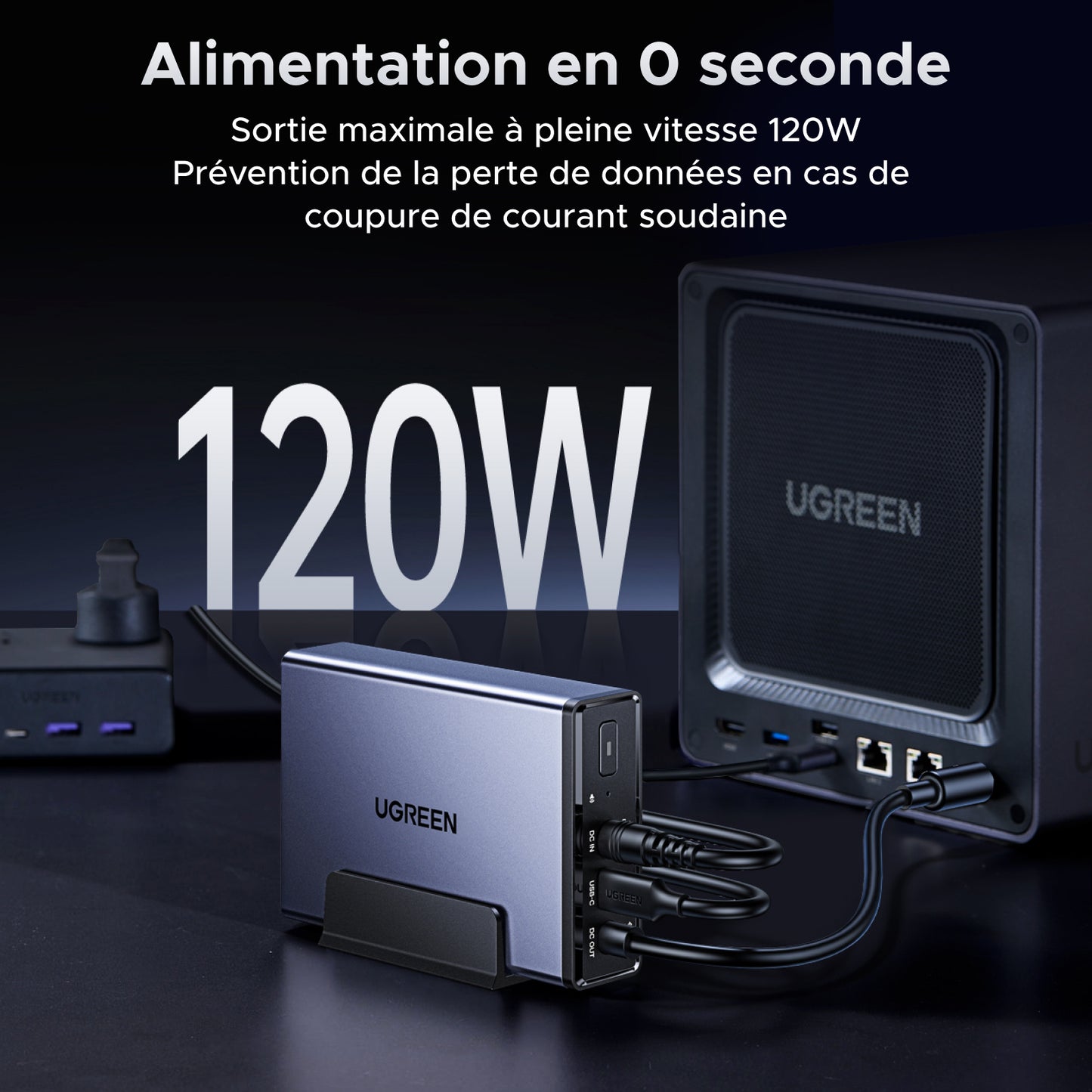 UGREEN NAS 120W DC Uninterruptible Power Supply