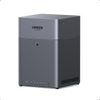Serveur NAS UGREEN NASync DH4300 Plus – 4 baies 120 To, connectivité NFC, design vertical gris aluminium
