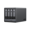 Serveur NAS UGREEN DXP4800 à 4 baies, finition gris aluminium métallisé