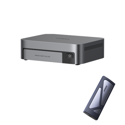 DXP480T Plus + Boîtier-Adaptateur pour SSD M.2 NVMe