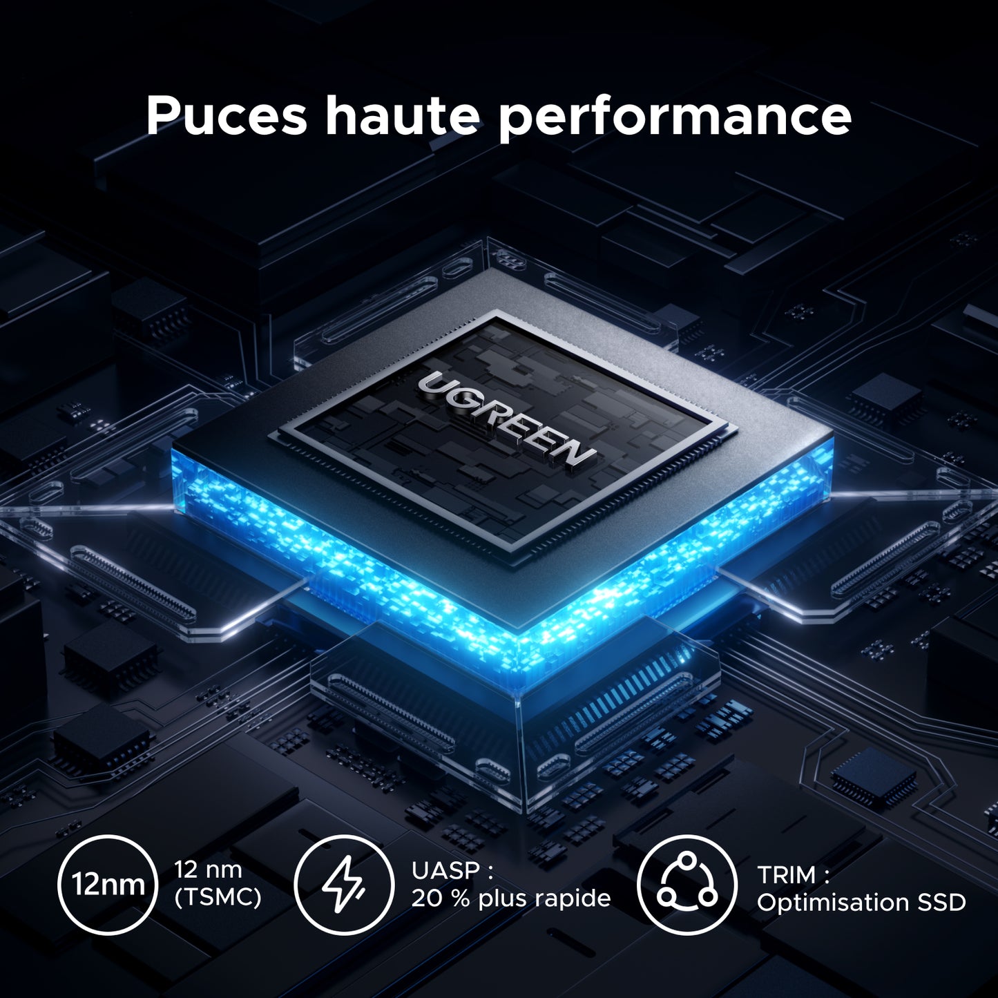 UGREEN NeoDrive Go D710 – Disque SSD Externe 40Gbps 1To