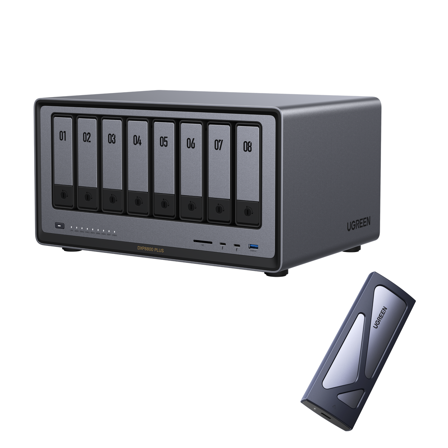 UGREEN NASync DXP8800 Plus | Serveur NAS 8 baies