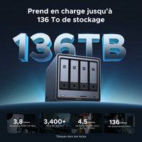 UGREEN NASync DXP4800 Pro - NAS 4 baies 136 To