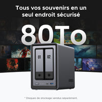 NAS double baie UGREEN DXP2800, best-seller sur Amazon et Kickstarter