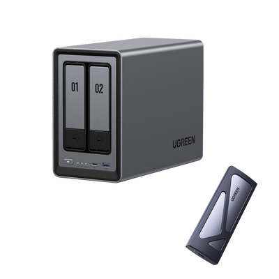 DXP2800 + Boîtier-Adaptateur pour SSD M.2 NVMe (Expédition le 11 févr.)