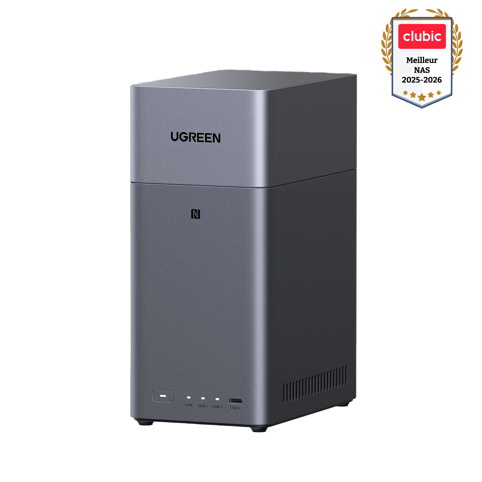 NAS UGREEN NASync DH2300 - 2 Baies - 60 To